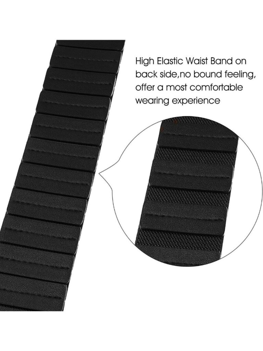Women's Vintage Elastic Wide Stretch Belt - Retro Cinch Belt for Dresses & Coats - Picture 4 of 5